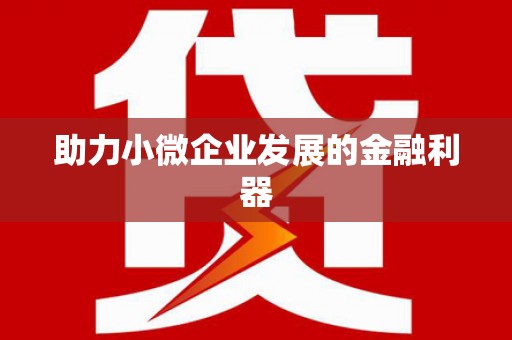 苍梧助力小微企业发展的金融利器