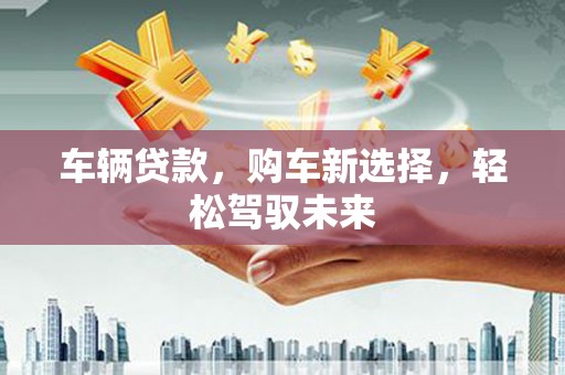 苍梧车辆贷款，购车新选择，轻松驾驭未来
