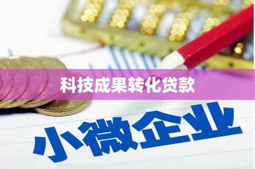 苍梧科技成果转化贷款