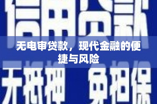 苍梧无电审贷款，现代金融的便捷与风险