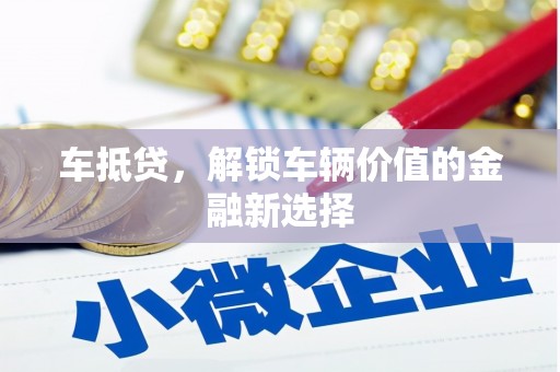 苍梧车抵贷，解锁车辆价值的金融新选择