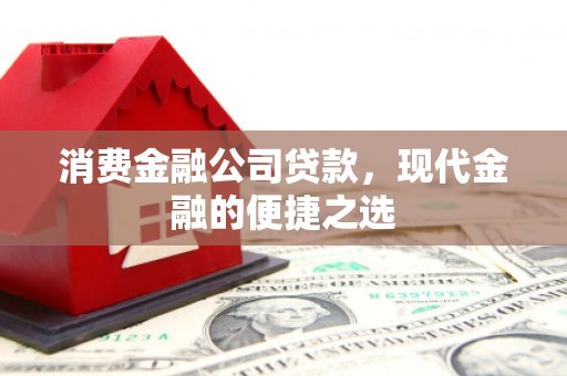 苍梧消费金融公司贷款，现代金融的便捷之选