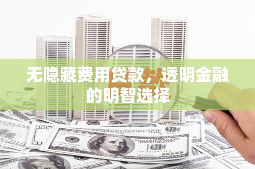 苍梧无隐藏费用贷款，透明金融的明智选择