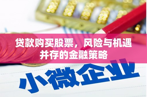 苍梧贷款购买股票，风险与机遇并存的金融策略