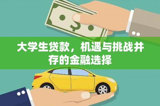 苍梧大学生贷款，机遇与挑战并存的金融选择