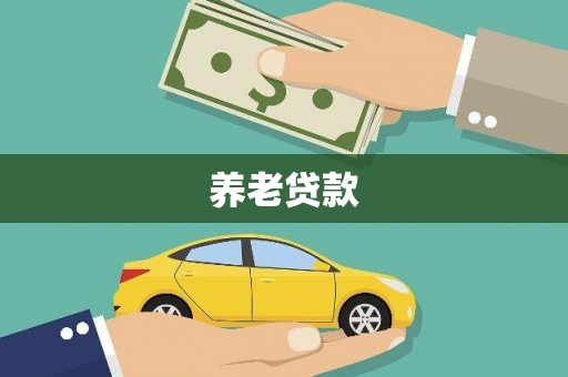 苍梧养老贷款