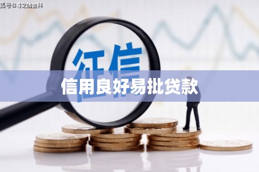 苍梧信用良好易批贷款