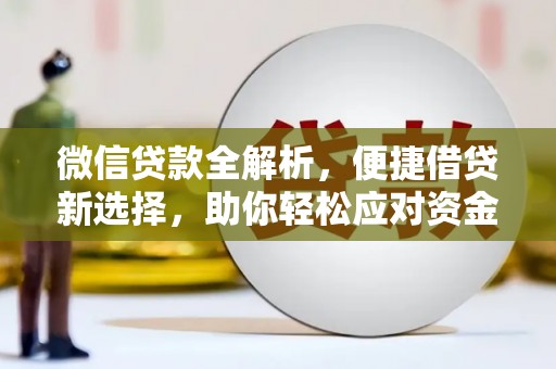 苍梧微信贷款全解析，便捷借贷新选择，助你轻松应对资金需求